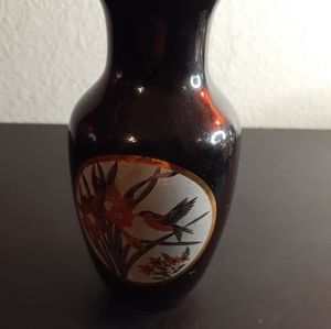 GORGEOUS VTG Japanese Chokin Art 6" Bud Vase.